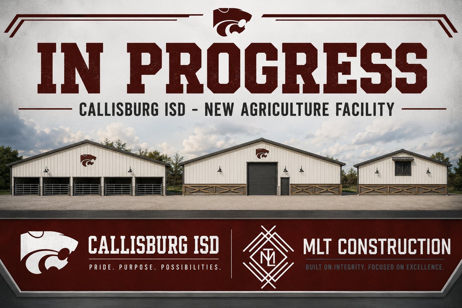 Callisburg ISD Agriculture Facility — In Progress 2026